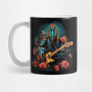 Lobster Playing Guitar Mug